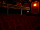 [After the film, the empty auditorium]